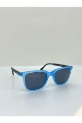 Tomss Teddyy 3066 Mat Mavi Çerçeveli Siyah Saplı Unisex Polarize Güneş Gözlüğü