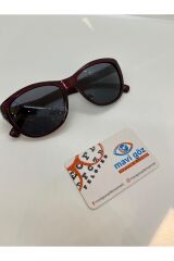 Tomss Teddy 7005-2 Cat Eye Polarize Bordo Güneş Gözlüğü