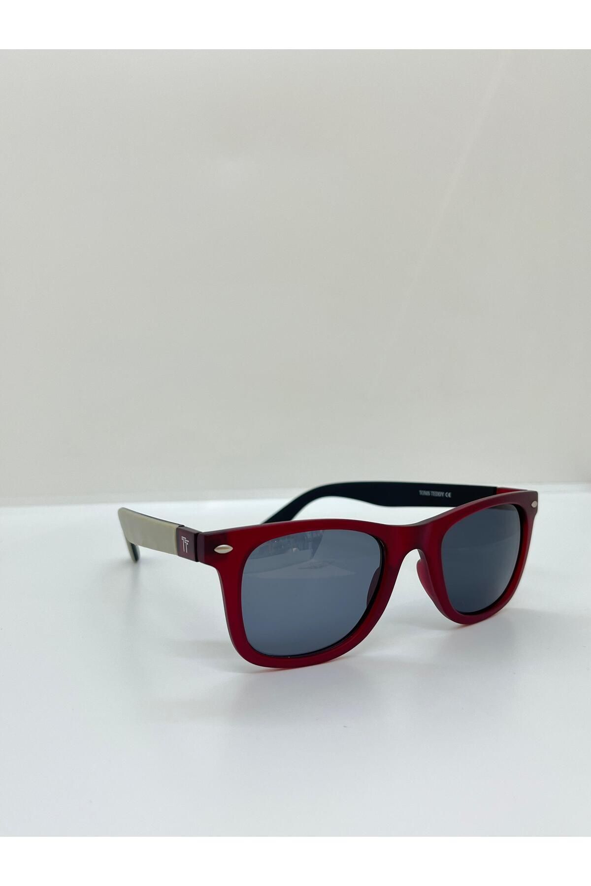 126 48 10/17/140 Bordo Polarize Güneş Gözlüğü