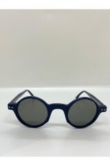 Perseuss 5039 43-25 Yuvarlak Unisex Lacivert Güneş Gözlüğü