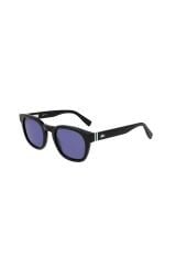 L 6015s 001 49 Unisex Parlak Siyah Kemik Güneş Gözlüğü