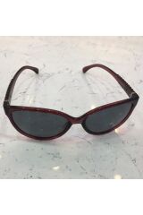 Unisex Bordo Güneş Gözlüğü