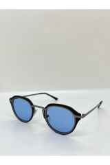7052 C25 Yuvarlak Unisex Mavi Güneş Gözlüğü
