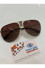 KYT.3537 C2 Damla Kahverengi Camlı Erkek Güneş Gözlüğü