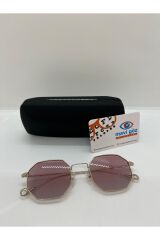 Elegancee KYT1830 Metal Pembe Camlı Kadın Güneş Gözlüğü