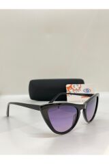 Elegance Kyt1858 C1 Cat Eye Siyah Çerçeve Güneş Gözlüğü