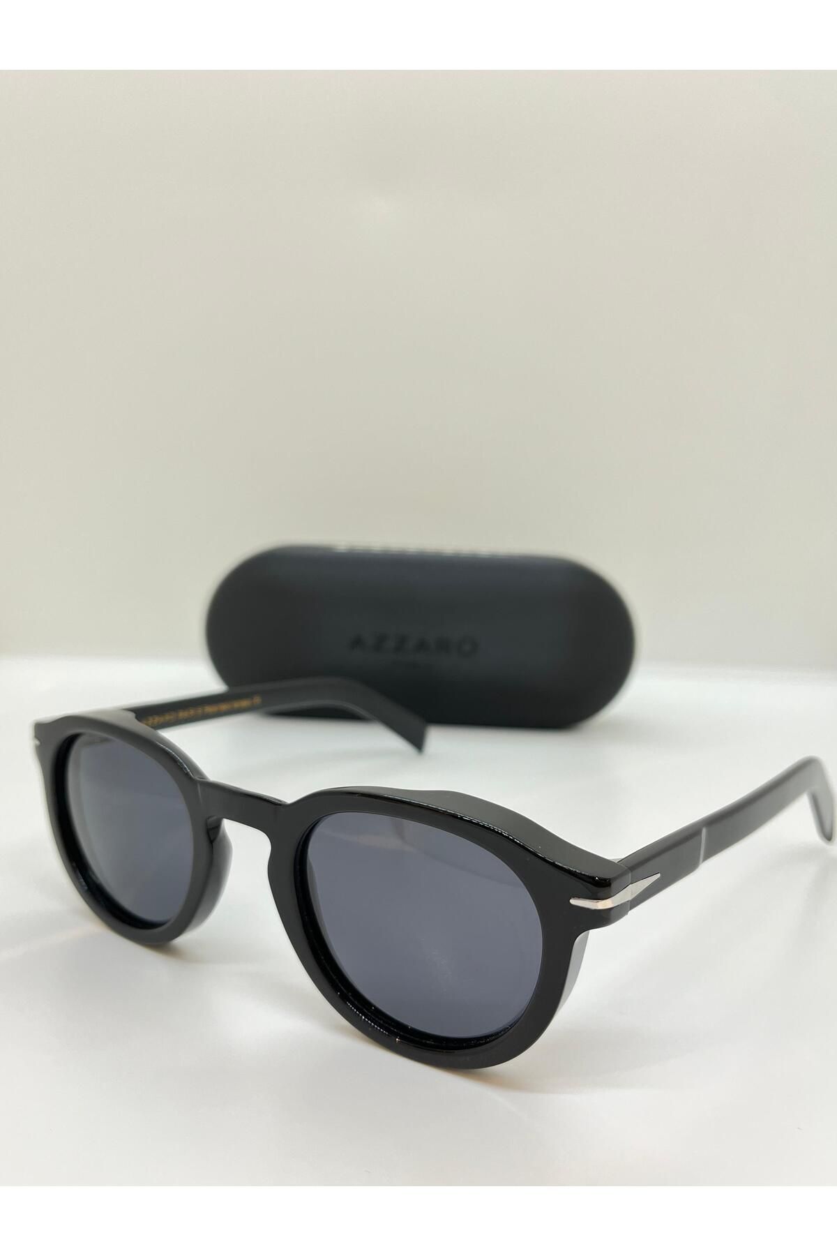 AZZAARO Unisex Yuvarlak Kemik Polarize Güneş Gözlüğü