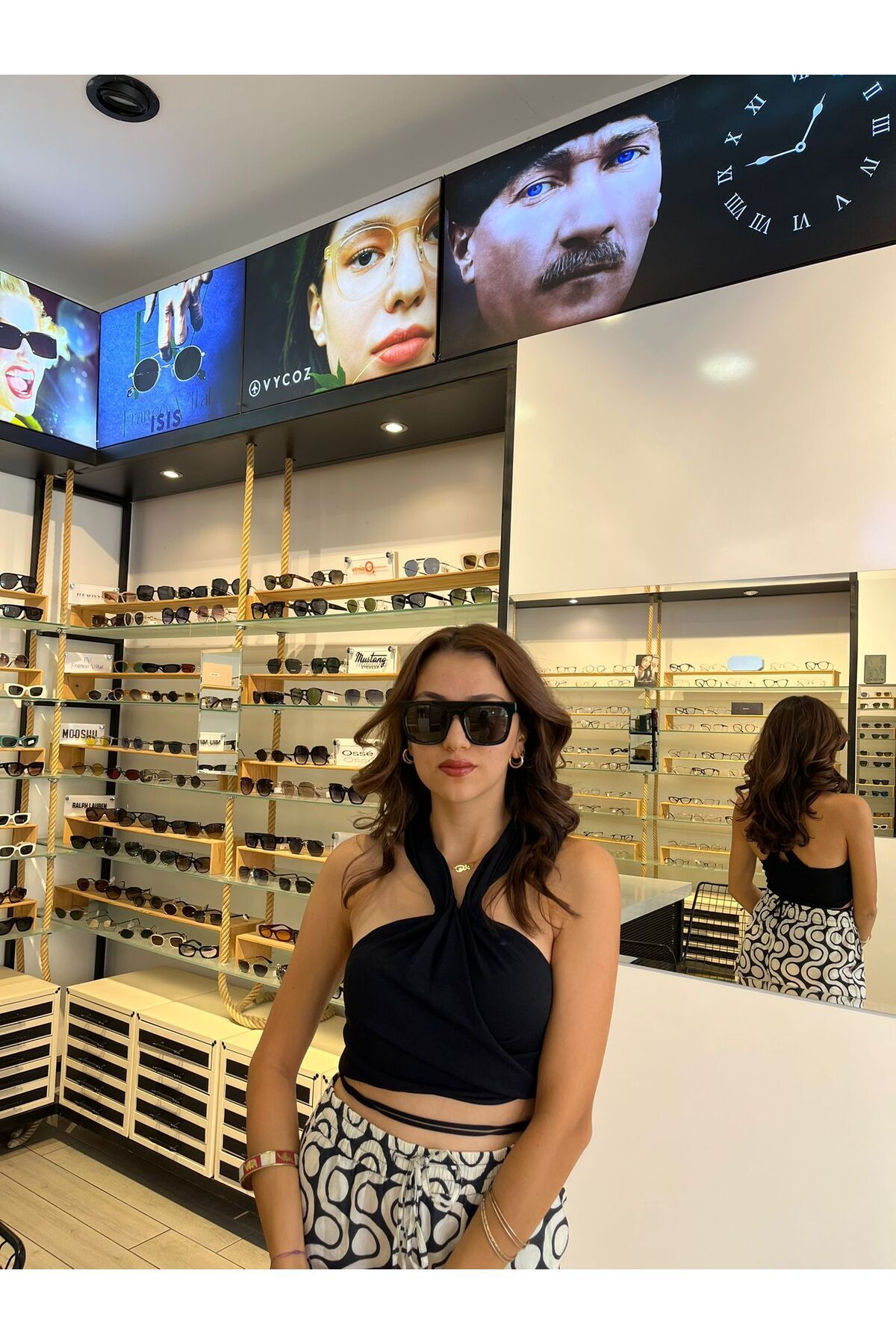 AZZAARO PARIS AZ2689 Polarize Kemik Siyah Unisex Güneş Gözlüğü