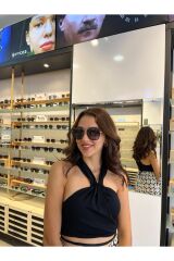 AZZAARO PARIS AZ32053 Çapraz Detaylı Polarize Güneş Gözlüğü