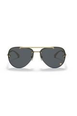 2231 100287 60 Unisex Damla Gold Metal Güneş Gözlüğü