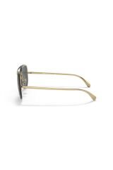 2231 100287 60 Unisex Damla Gold Metal Güneş Gözlüğü
