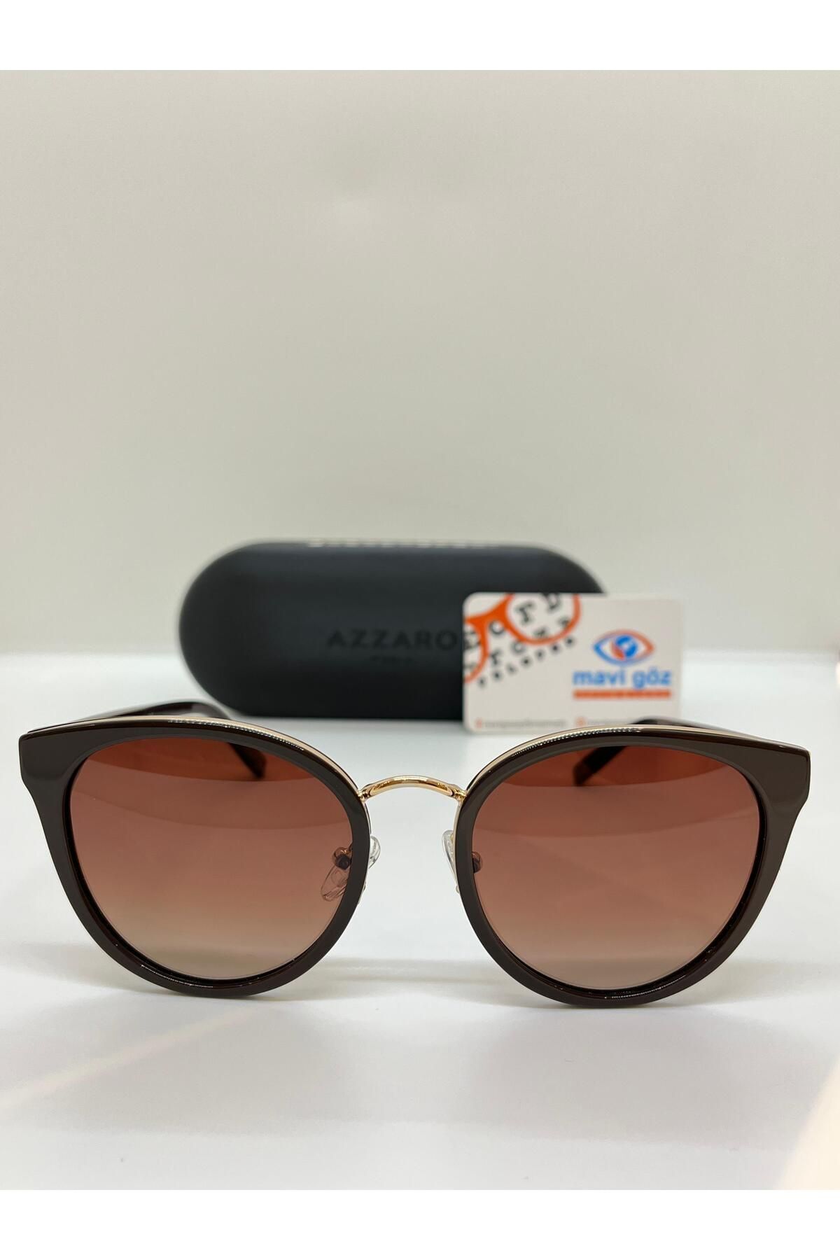 AZZAARO PARIS AZ2683 01 Cat Eye Kahverengi Güneş Gözlüğü