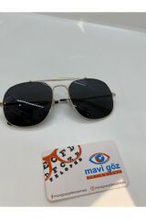 Kappaa K18104 01 Metal Köprülü Siyah Güneş Gözlüğü
