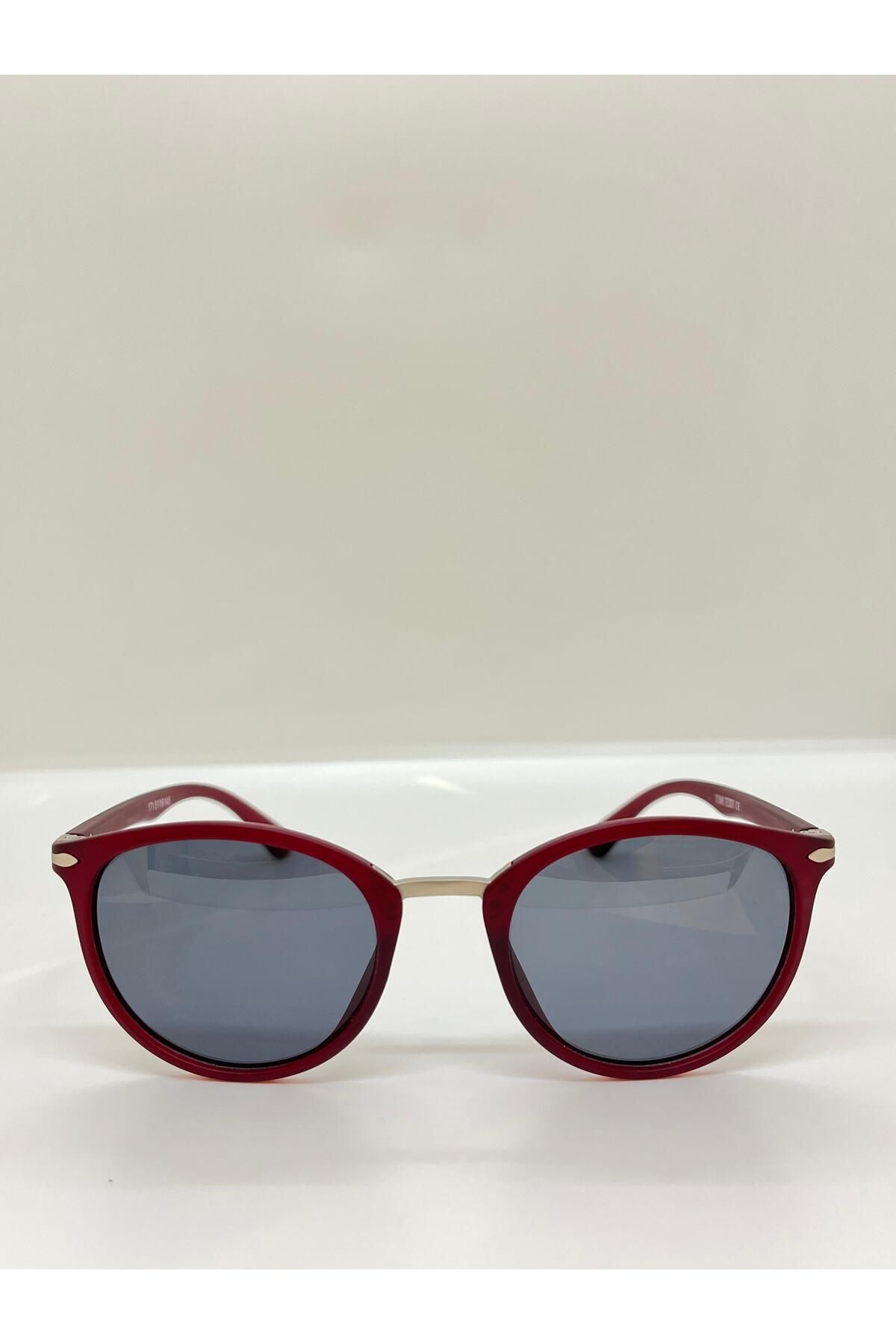 Tomss Teddyy 171 Bordo Yuvarlak Unisex Güneş Gözlüğü