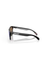 Oak 9013 9013h6 55 Frogskins Erkek Aynalı Kare Siyah Güneş Gözlüğü