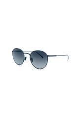 L 197s 424 50 Unisex Yuvarlak Lacivert Metal Güneş Gözlüğü