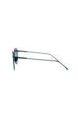 L 197s 424 50 Unisex Yuvarlak Lacivert Metal Güneş Gözlüğü