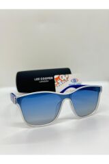 LC1097 Yekpare Camlı Mavi Çerçeveli Unisex Güneş Gözlüğü