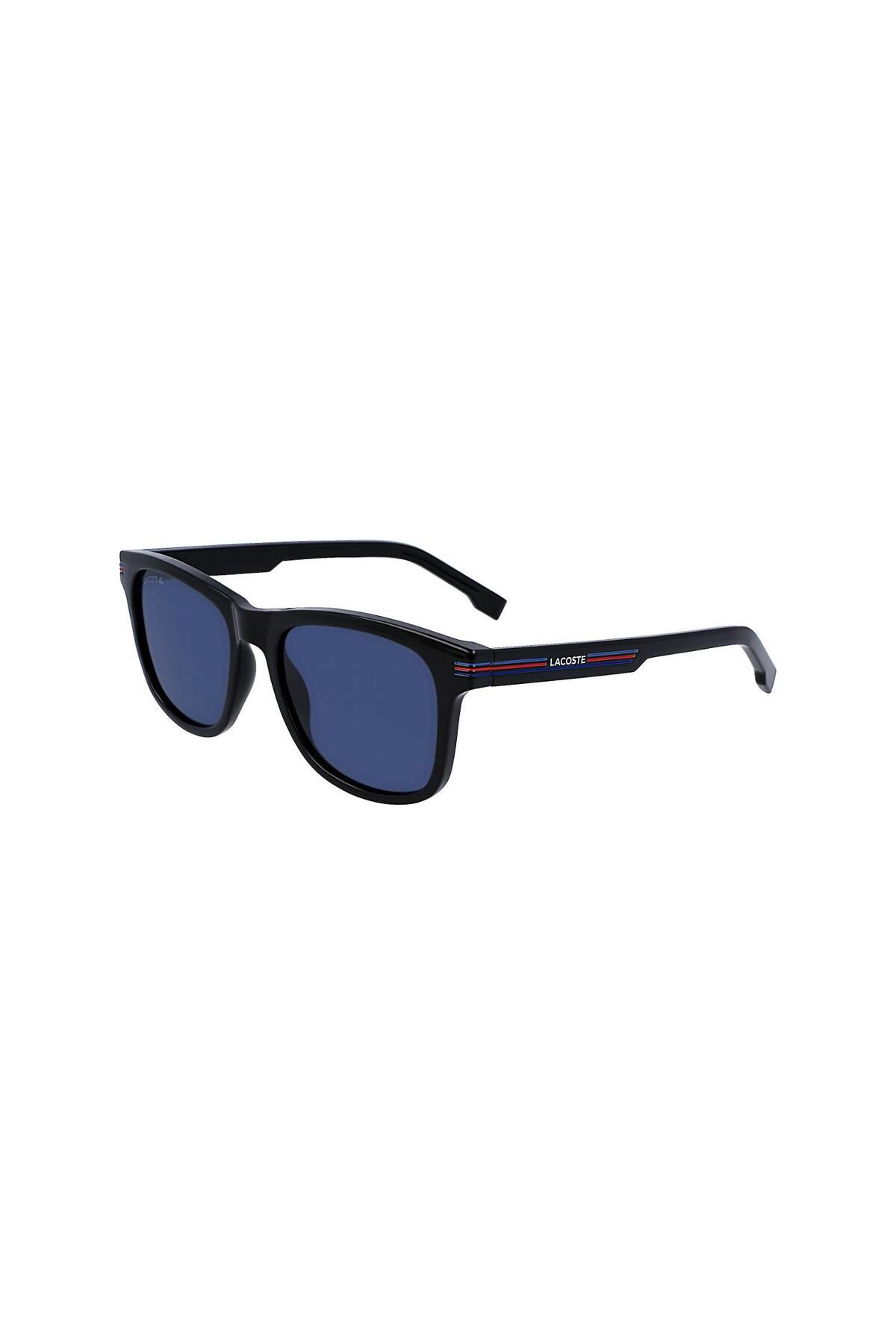 L 995s 001 53 Unisex Kare Siyah Kemik Güneş Gözlüğü