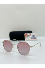 Elegance KYT1832 Pembe Camlı Metal Güneş Gözlüğü