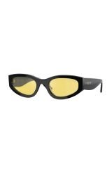 VO5585SW44/8553 Kadın Güneş Gözlüğü Siyah Kemik Çerçeve Sarı Lens UV400