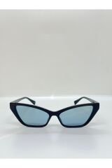 LC1126 C4 Mavi Camlı Cat Eye Kadın Güneş Gözlüğü