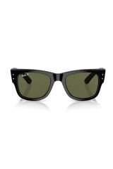 Rb 0840s 90158 51 Mega Wayfarer Polarize Unisex Siyah Kemik Güneş Gözlüğü