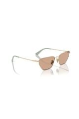 VO4316S848/356 Kadın Güneş Gözlüğü Gold Metal Çerçeve Kahverengi Lens UV400