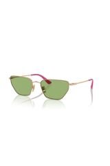 VO4316S51527256 Kadın Güneş Gözlüğü Rose Metal Çerçeve Yeşil Lens UV400