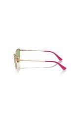 VO4316S51527256 Kadın Güneş Gözlüğü Rose Metal Çerçeve Yeşil Lens UV400