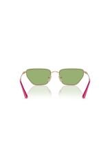 VO4316S51527256 Kadın Güneş Gözlüğü Rose Metal Çerçeve Yeşil Lens UV400