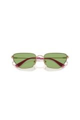VO4316S51527256 Kadın Güneş Gözlüğü Rose Metal Çerçeve Yeşil Lens UV400