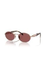 PR65ZSVF-08S55 Kadın Güneş Gözlüğü Rose Metal Çerçeve Mor Lens UV400