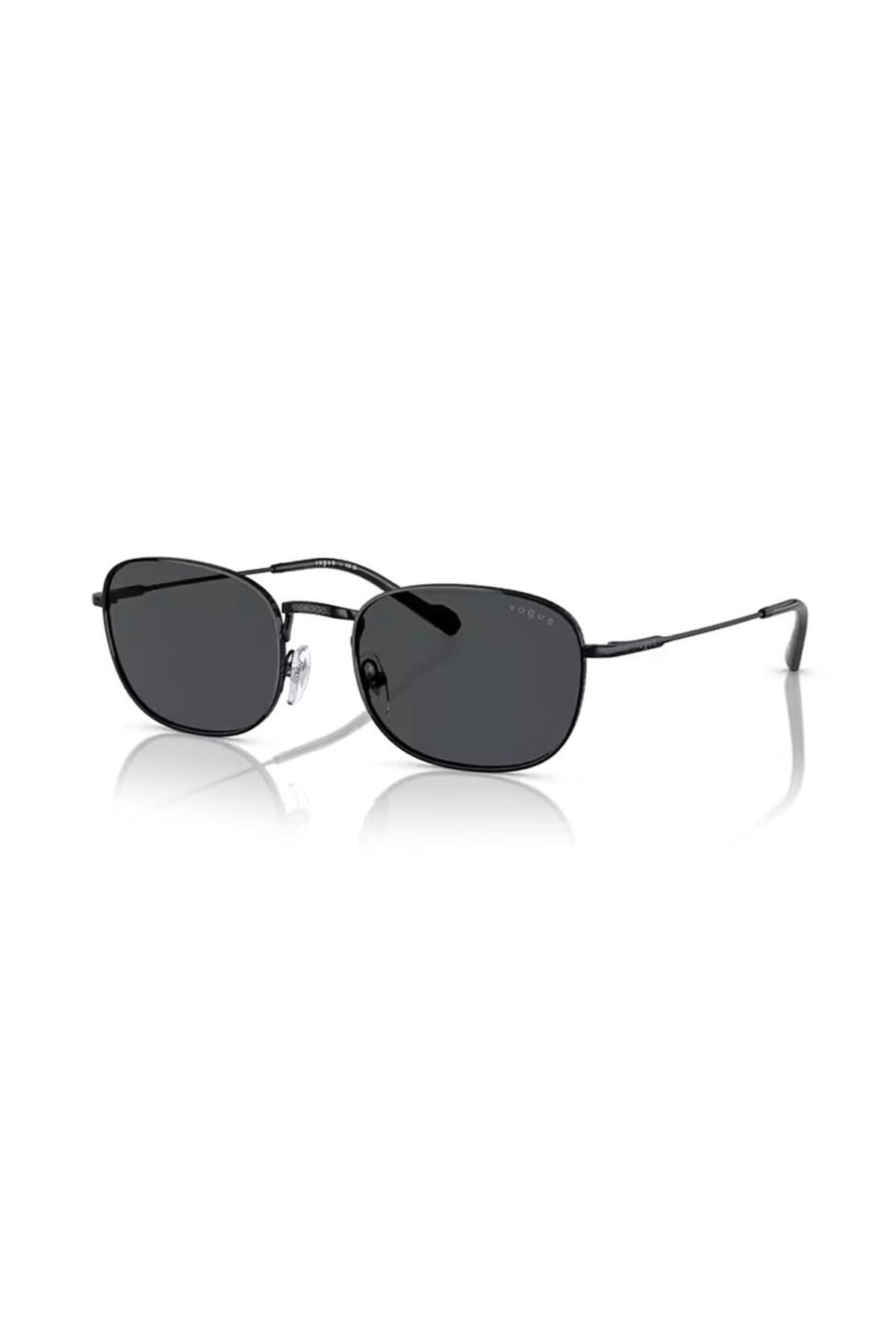 Vo 4276s 35287 54 Unisex Siyah Metal Dikdörtgen Güneş Gözlüğü