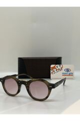 Morlin Bron Açık Pembe Cam Unisex Güneş Gözlüğü