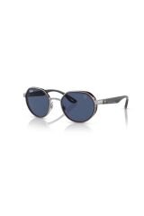Rb 3703m F07780 51 Scuderia Ferrari Unisex Geometrik Gri Metal Güneş Gözlüğü