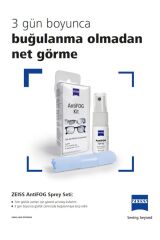Antifog Buğu Önleyici Sprey Seti