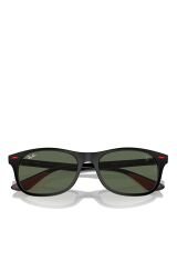 RB4607M Scuderia Ferrari Collection Köşeli Siyah Unisex Güneş Gözlüğü