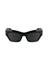 Ck 24531s 001 53 Unisex Geometrik Siyah Kemik Güneş Gözlüğü