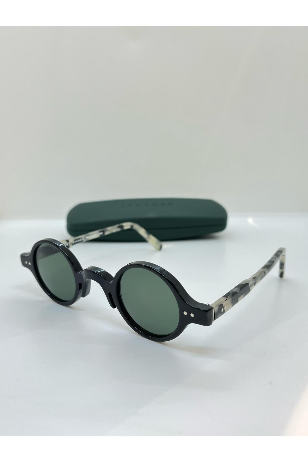 Mod.1004 Küçük Yuvarlak Unisex Güneş Gözlüğü Made İn Italy