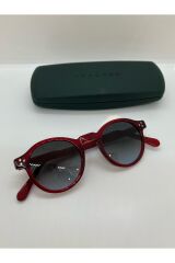 mod.1001 Made In Italy  Bordo Yuvarlak Unisex Güneş Gözlüğü