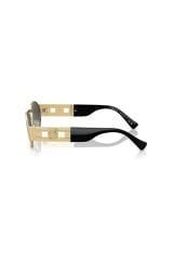 Ve 2264 100287 56 Unisex Oval Altın Metal Güneş Gözlüğü