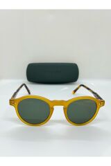 MOD.1001 Hardal Sarısı-Kahverengi Kırçıllı Unisex Güneş Gözlüğü