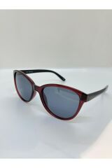 2004 55/13 Bordo Çerçeveli Cat Eye Kadın Güneş Gözlüğü