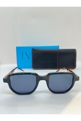 Planck Blk/Brn Siyah Çerçeve Kırçıllı Saplı Unisex Güneş Gözlüğü