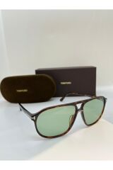 Bruce TF1026 54N Yeşil Camla Kemik Damla Unisex Güneş Gözlüğü