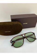 Bruce TF1026 54N Yeşil Camla Kemik Damla Unisex Güneş Gözlüğü